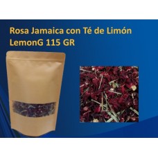 ROSA JAMAICA  Y HOJA DE TE LIMON  115 GR